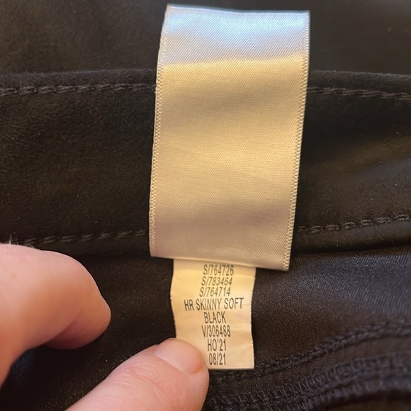 New-banana republic-29/8 petite-black-high-rise Skinny soft pants. - Picture 4 of 13